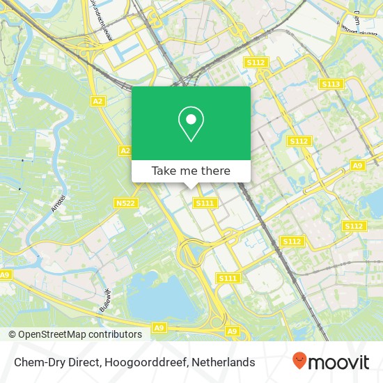 Chem-Dry Direct, Hoogoorddreef Karte