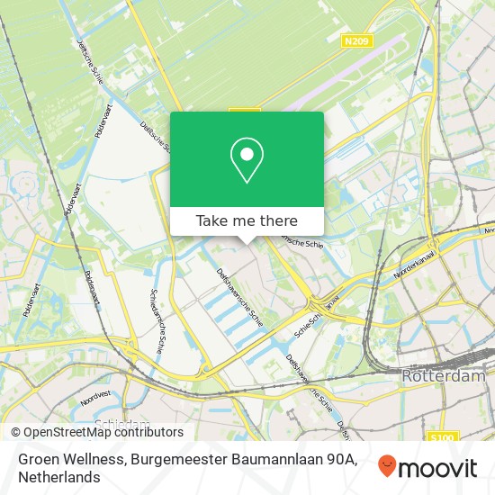 Groen Wellness, Burgemeester Baumannlaan 90A map