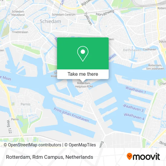 Rotterdam, Rdm Campus map