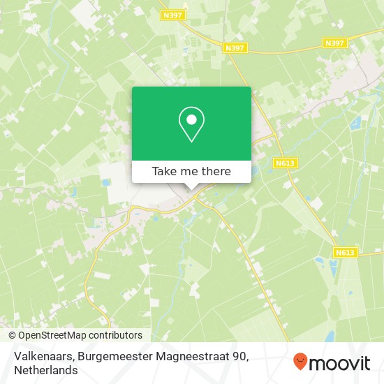 Valkenaars, Burgemeester Magneestraat 90 map