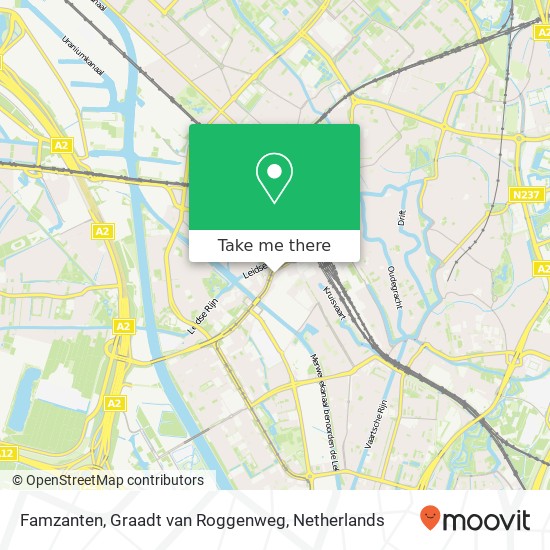 Famzanten, Graadt van Roggenweg map