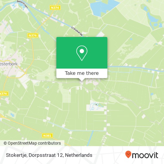 Stokertje, Dorpsstraat 12 map