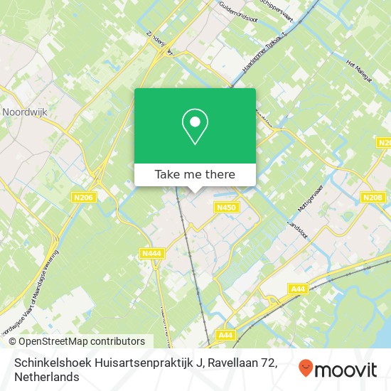 Schinkelshoek Huisartsenpraktijk J, Ravellaan 72 map