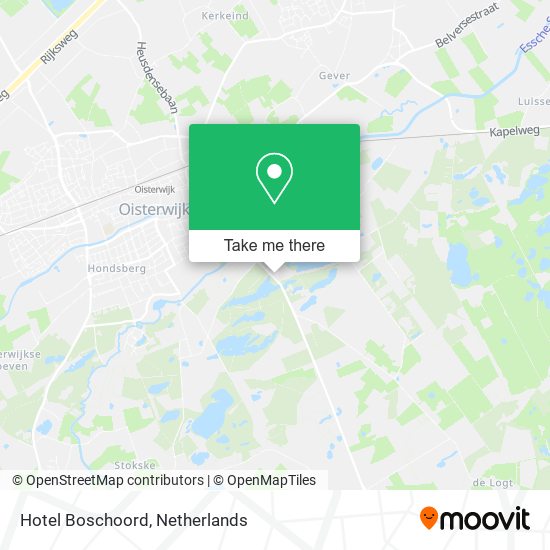 Hotel Boschoord map