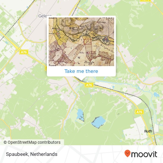 Spaubeek map