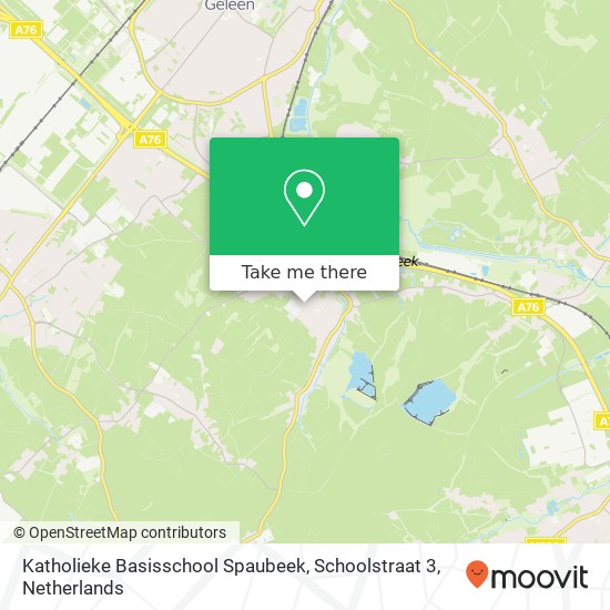 Katholieke Basisschool Spaubeek, Schoolstraat 3 map