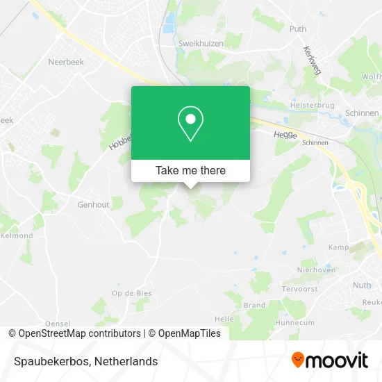 Spaubekerbos map