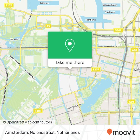Amsterdam, Nolensstraat map