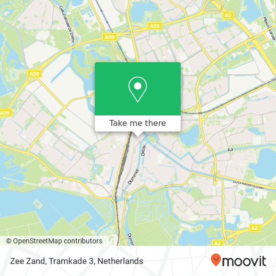 Zee Zand, Tramkade 3 map