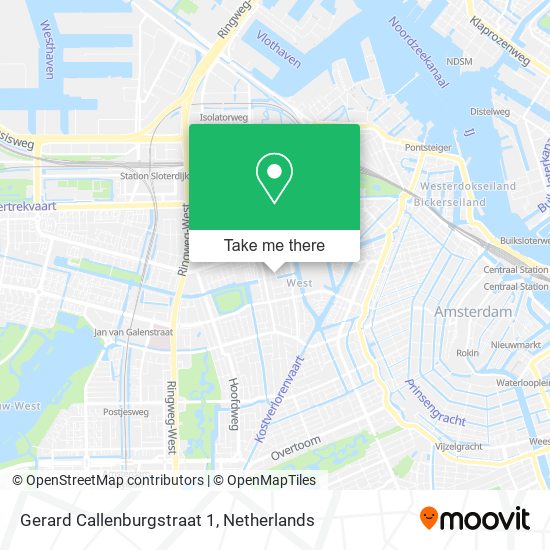 Gerard Callenburgstraat 1 map