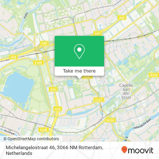 Michelangelostraat 46, 3066 NM Rotterdam Karte