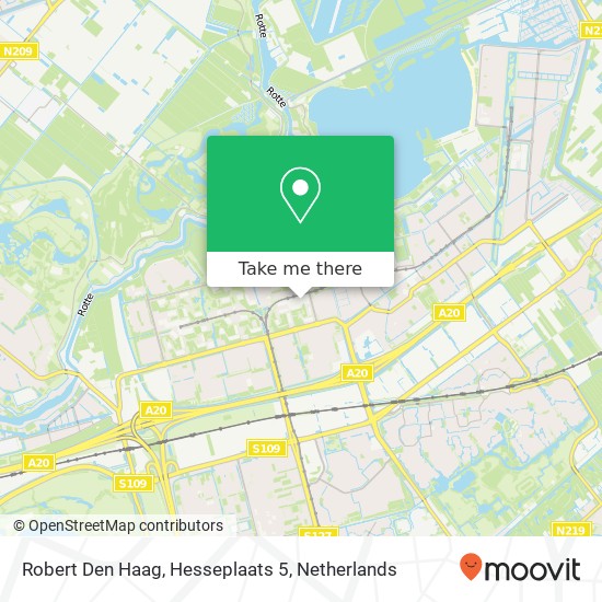 Robert Den Haag, Hesseplaats 5 map