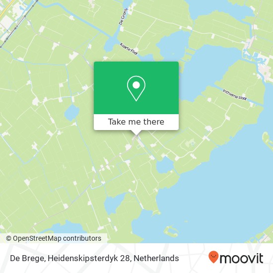 De Brege, Heidenskipsterdyk 28 Karte