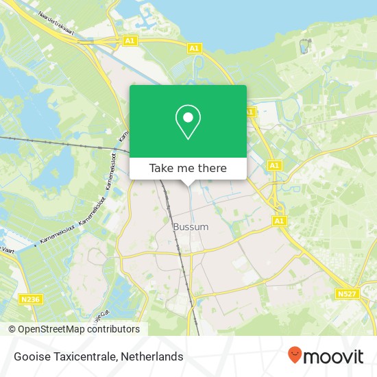 Gooise Taxicentrale map