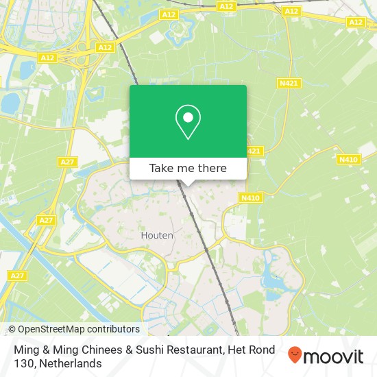 Ming & Ming Chinees & Sushi Restaurant, Het Rond 130 Karte