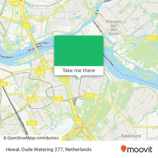 Hewal, Oude Watering 277 Karte