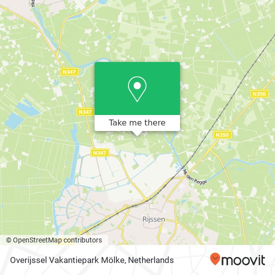 Overijssel Vakantiepark Mölke Karte