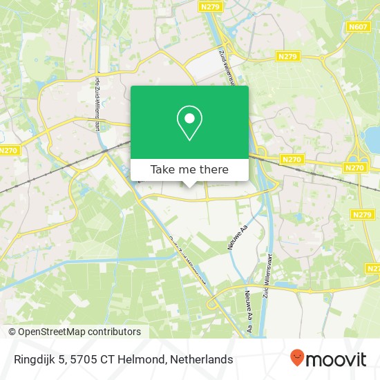 Ringdijk 5, 5705 CT Helmond map