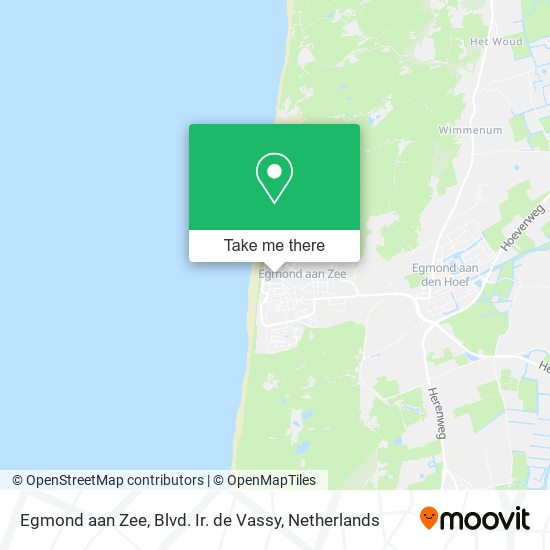 Egmond aan Zee, Blvd. Ir. de Vassy map