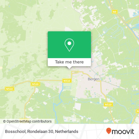 Bosschool, Rondelaan 30 map