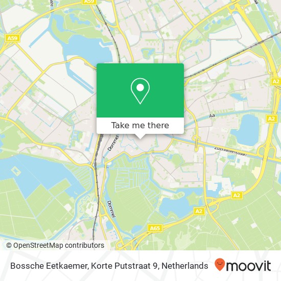 Bossche Eetkaemer, Korte Putstraat 9 map