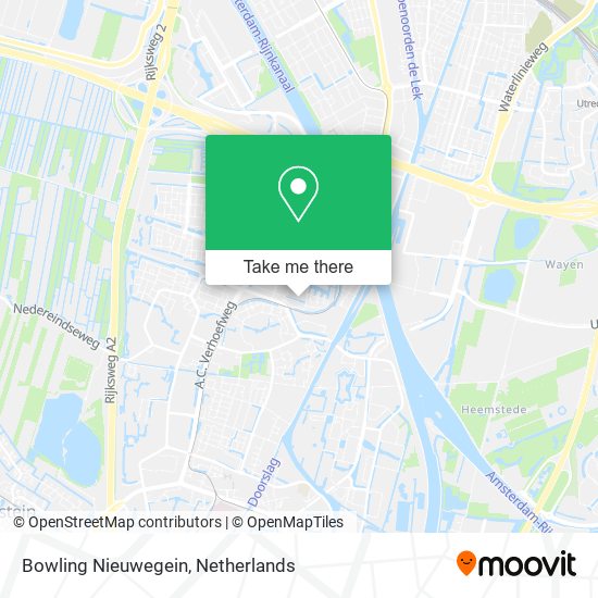 Bowling Nieuwegein Karte
