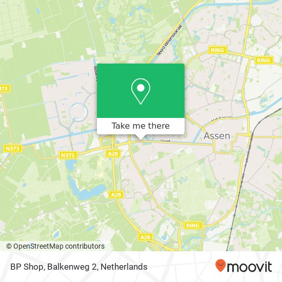 BP Shop, Balkenweg 2 map