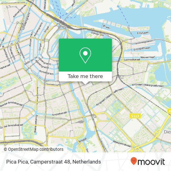 Pica Pica, Camperstraat 48 map