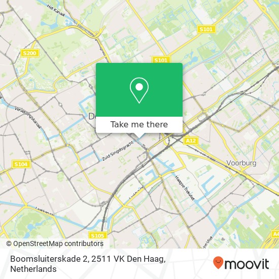 Boomsluiterskade 2, 2511 VK Den Haag map