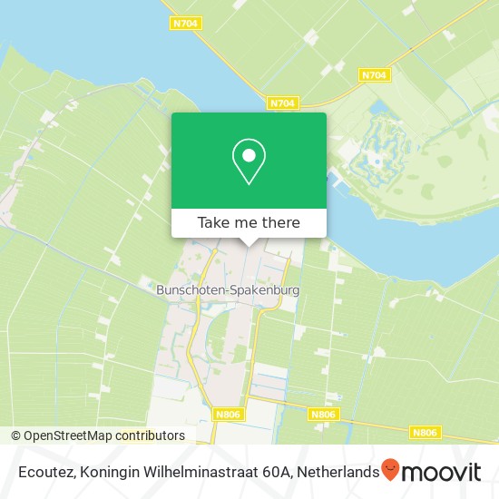 Ecoutez, Koningin Wilhelminastraat 60A map