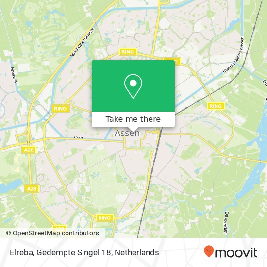 Elreba, Gedempte Singel 18 map