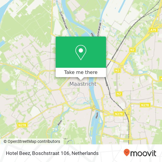 Hotel Beez, Boschstraat 106 Karte