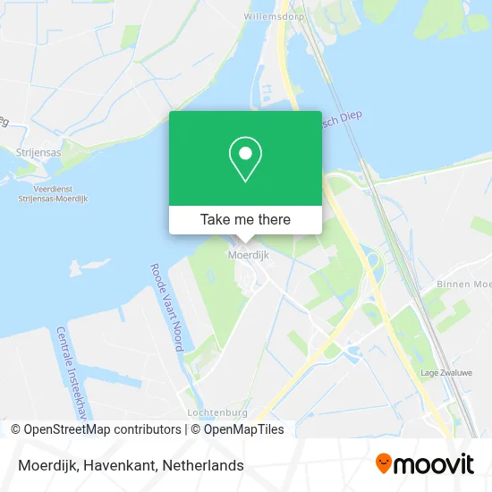 Moerdijk, Havenkant Karte