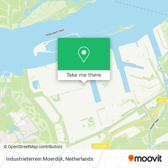 Industrieterrein Moerdijk map