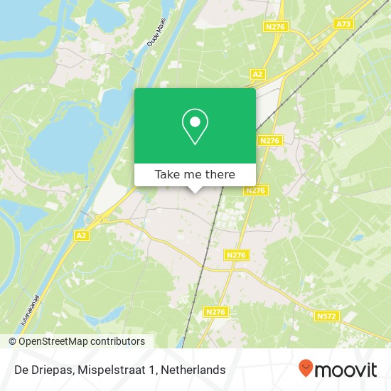 De Driepas, Mispelstraat 1 map