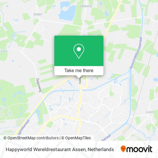 Happyworld Wereldrestaurant Assen map