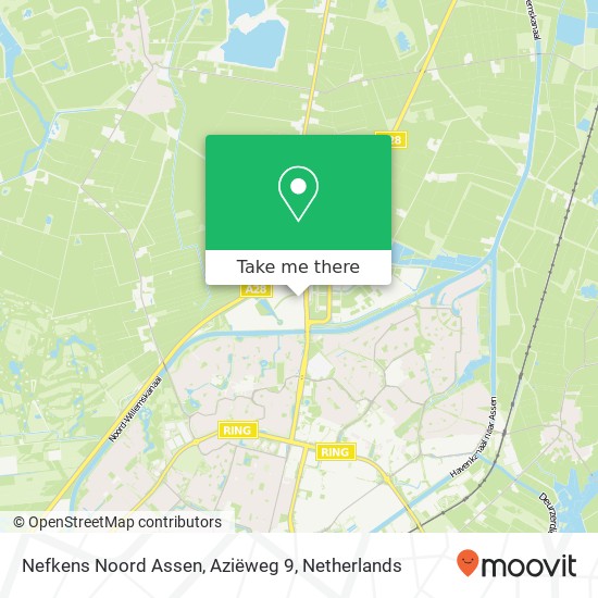 Nefkens Noord Assen, Aziëweg 9 map