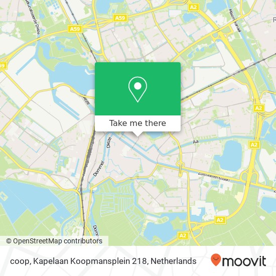coop, Kapelaan Koopmansplein 218 map