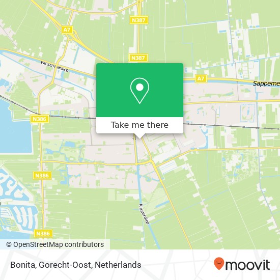 Bonita, Gorecht-Oost map