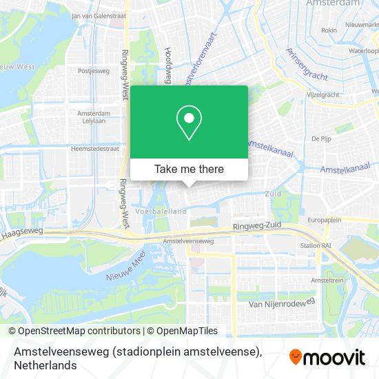 Amstelveenseweg (stadionplein amstelveense) Karte