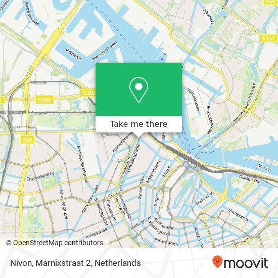 Nivon, Marnixstraat 2 map