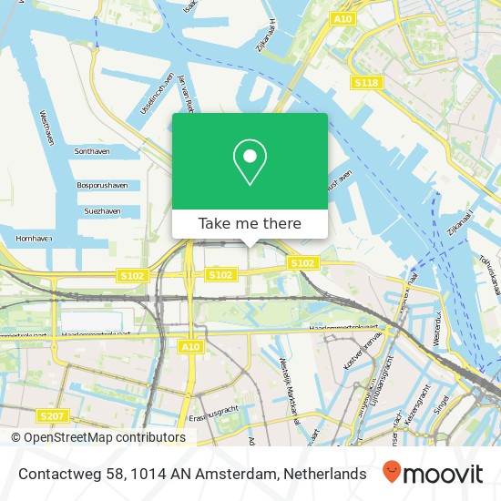 Contactweg 58, 1014 AN Amsterdam map