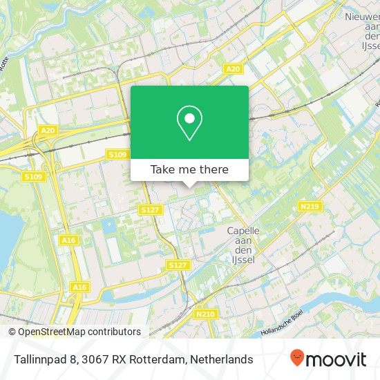 Tallinnpad 8, 3067 RX Rotterdam map