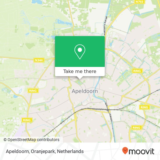 Apeldoorn, Oranjepark map