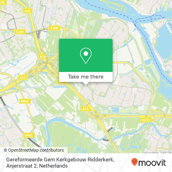 Gereformeerde Gem Kerkgebouw Ridderkerk, Anjerstraat 2 map