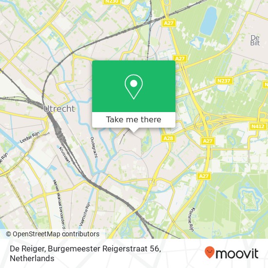 De Reiger, Burgemeester Reigerstraat 56 map