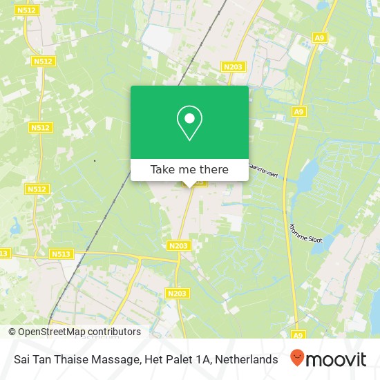 Sai Tan Thaise Massage, Het Palet 1A Karte