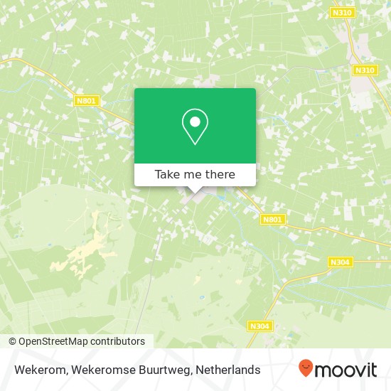 Wekerom, Wekeromse Buurtweg map