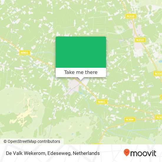 De Valk Wekerom, Edeseweg map