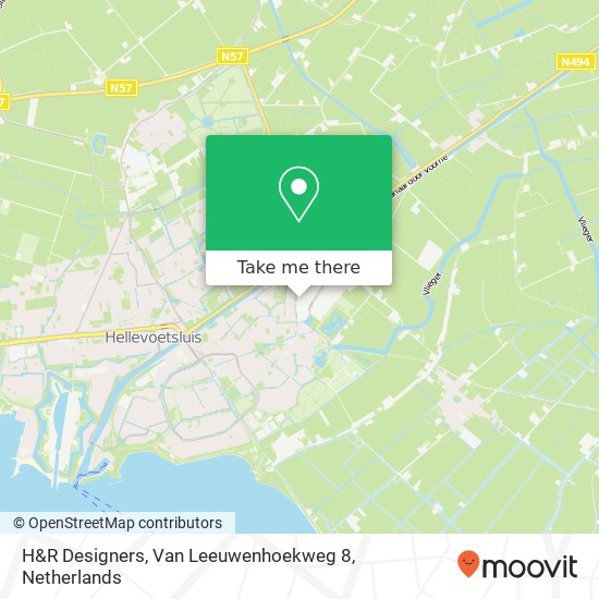 H&R Designers, Van Leeuwenhoekweg 8 map